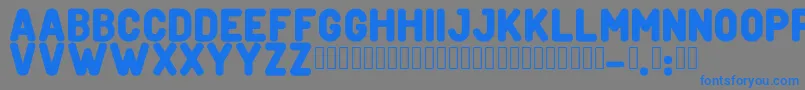 CreditverseFont Font – Blue Fonts on Gray Background