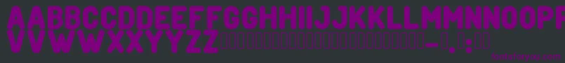 CreditverseFont Font – Purple Fonts on Black Background