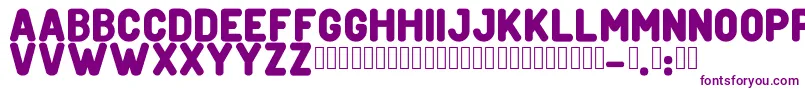 CreditverseFont Font – Purple Fonts on White Background