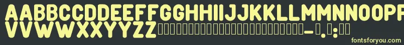CreditverseFont Font – Yellow Fonts on Black Background