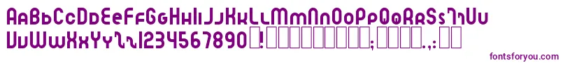 SpeedlearnNormal-fontti – violetit fontit