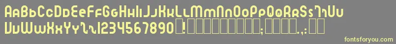 SpeedlearnNormal Font – Yellow Fonts on Gray Background