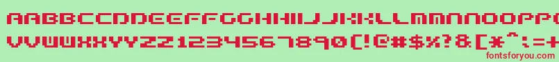 FormulaTooComplex Font – Red Fonts on Green Background