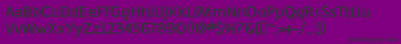 LatinairesBold Font – Black Fonts on Purple Background