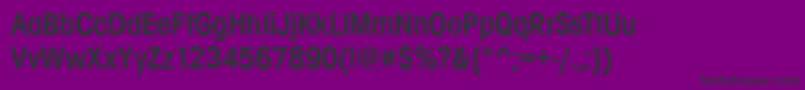 AvignonCdDemi Font – Black Fonts on Purple Background