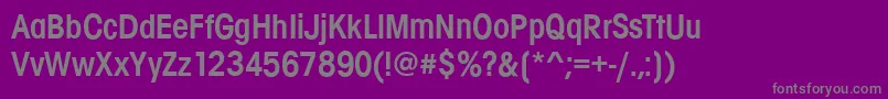 Шрифт AvignonCdDemi – серые шрифты на фиолетовом фоне