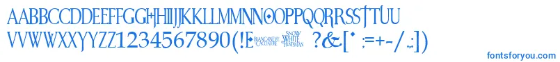 SnowWhite Font – Blue Fonts