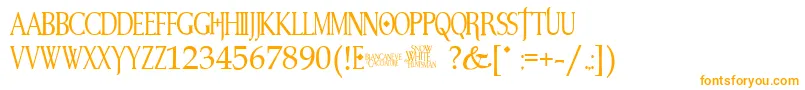 SnowWhite Font – Orange Fonts