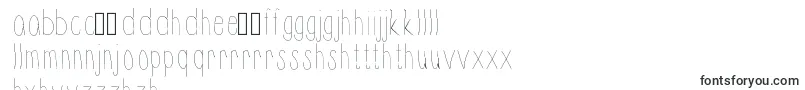 Шрифт Thinnyness – албанские шрифты