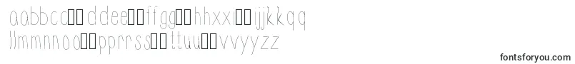 Шрифт Thinnyness – азербайджанские шрифты