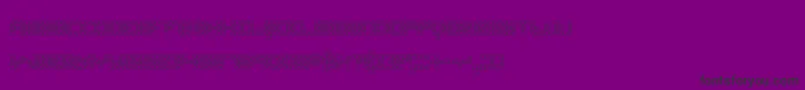 KonectorO2Brk Font – Black Fonts on Purple Background