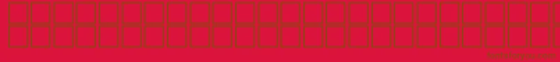 AlMateen Font – Brown Fonts on Red Background