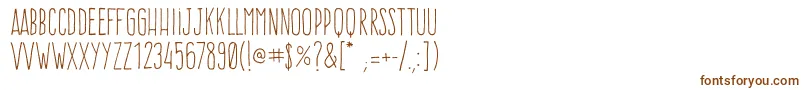 More about Frenteh1Regular Font Frenteh1Regular Font – Brown Fonts on White Background