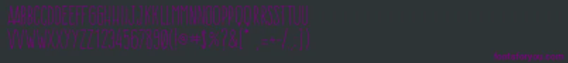 Frenteh1Regular Font – Purple Fonts on Black Background