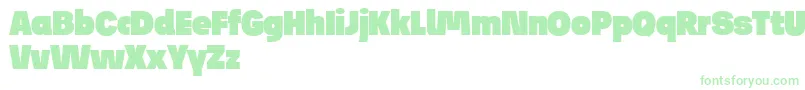 JosefReducedUltra Font – Green Fonts on White Background