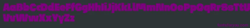JosefReducedUltra Font – Purple Fonts on Black Background