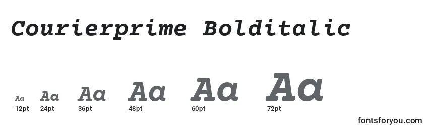 Courierprime Bolditalic Font Sizes