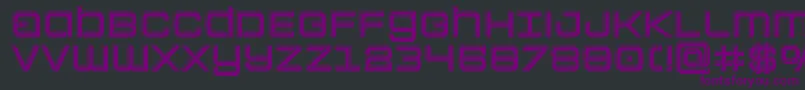 フォントColonymarinesbevel – 黒い背景に紫のフォント