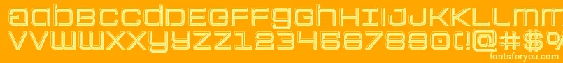 More about Colonymarinesbevel Font Colonymarinesbevel Font – Yellow Fonts on Orange Background