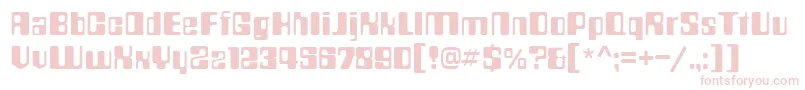 CountN Font – Pink Fonts on White Background