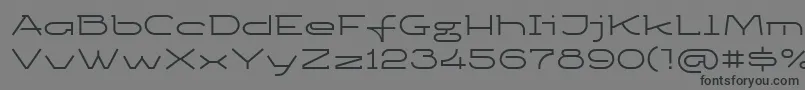 Ketosagc Font – Black Fonts on Gray Background