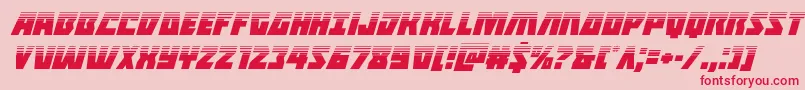 Halfshellherohalfital Font – Red Fonts on Pink Background