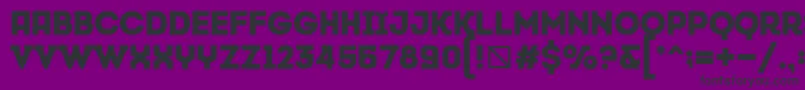 CansiparaneByMehmetmetin Font – Black Fonts on Purple Background