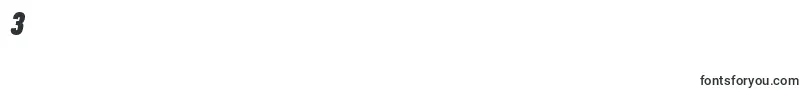 PfdintextcompproXblackitalic Font – Fonts for Digit 3