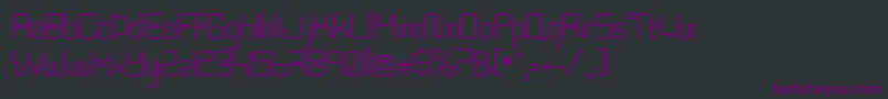 Bpneon Font – Purple Fonts on Black Background