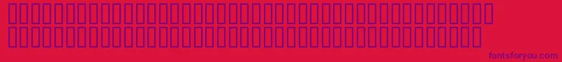 GraveyardShift Font – Purple Fonts on Red Background