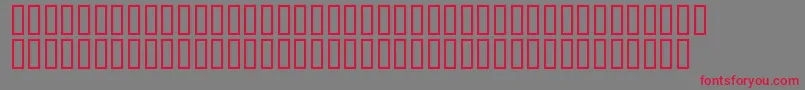 GraveyardShift Font – Red Fonts on Gray Background