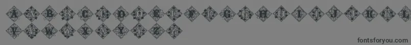 Jfivylacealt Font – Black Fonts on Gray Background