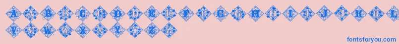 fuente Jfivylacealt – Fuentes Azules Sobre Fondo Rosa