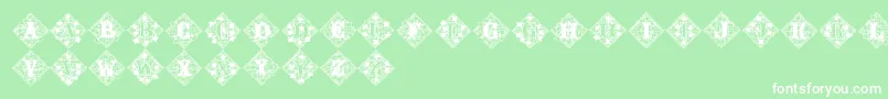 fuente Jfivylacealt – Fuentes Blancas Sobre Fondo Verde