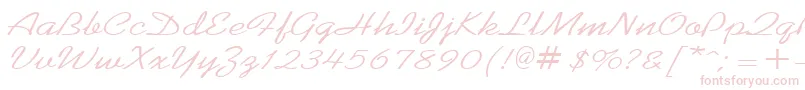 KoffeewideRegular Font – Pink Fonts on White Background