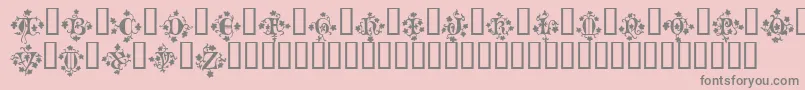 MandragoraTM Font – Gray Fonts on Pink Background