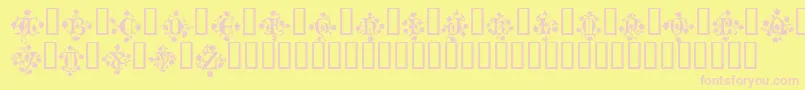 MandragoraTM Font – Pink Fonts on Yellow Background