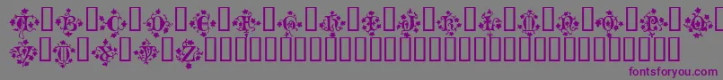 MandragoraTM Font – Purple Fonts on Gray Background