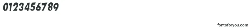 Hotplate-Schriftart – Schriften für Zahlen und Nummern