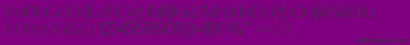 MedhurstRegular-Schriftart – Schwarze Schriften auf violettem Hintergrund