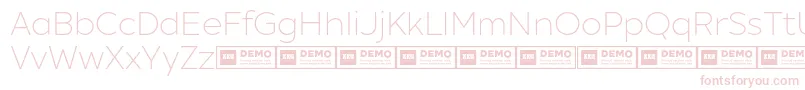 XxiigeomdemoLight Font – Pink Fonts