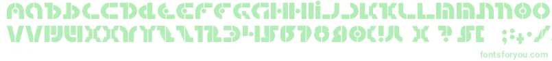 Quest2 Font – Green Fonts on White Background