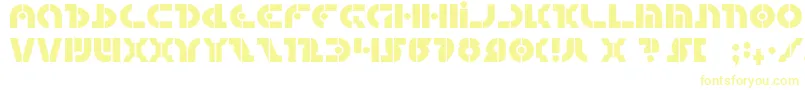 Quest2 Font – Yellow Fonts on White Background