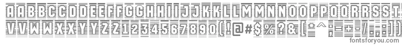 Шрифт AMachinaortocmln – серые шрифты