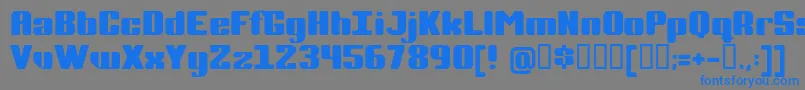 More about Completp Font Completp Font – Blue Fonts on Gray Background