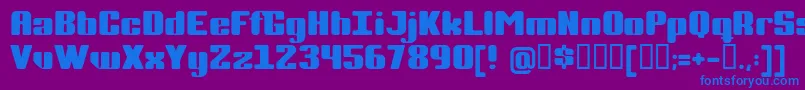 More about Completp Font Completp Font – Blue Fonts on Purple Background