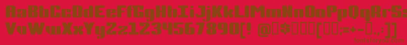 Подробнее о шрифте Completp Шрифт Completp – коричневые шрифты на красном фоне