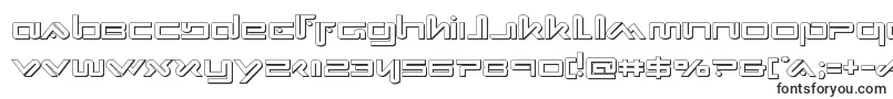 Шрифт Xephyr3D – 3D шрифты