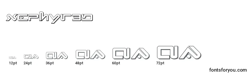 Xephyr3D Font Sizes