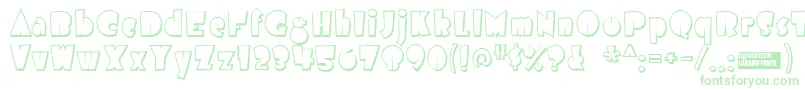 Airmoleshaded Font – Green Fonts